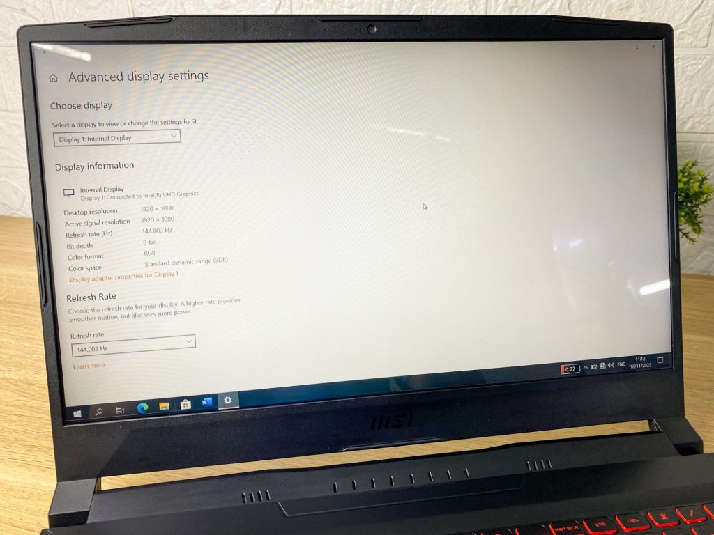 Laptop MSI Katana GF66 11UD-697VN 11 MSI GF63 Thin 10SC 481VN 5