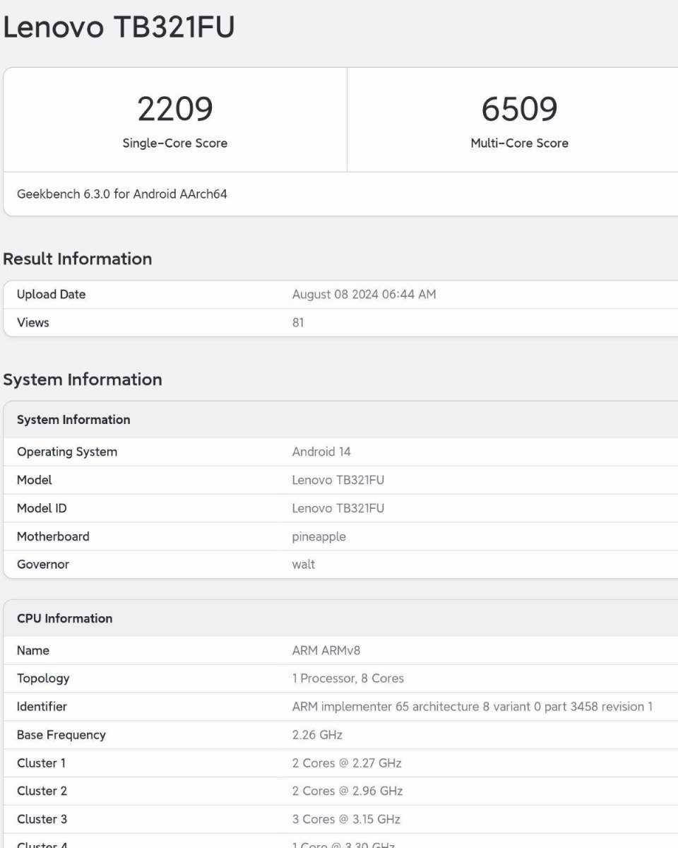 Máy tính bảng mới của Lenovo chạy Snapdragon 8 Gen 3