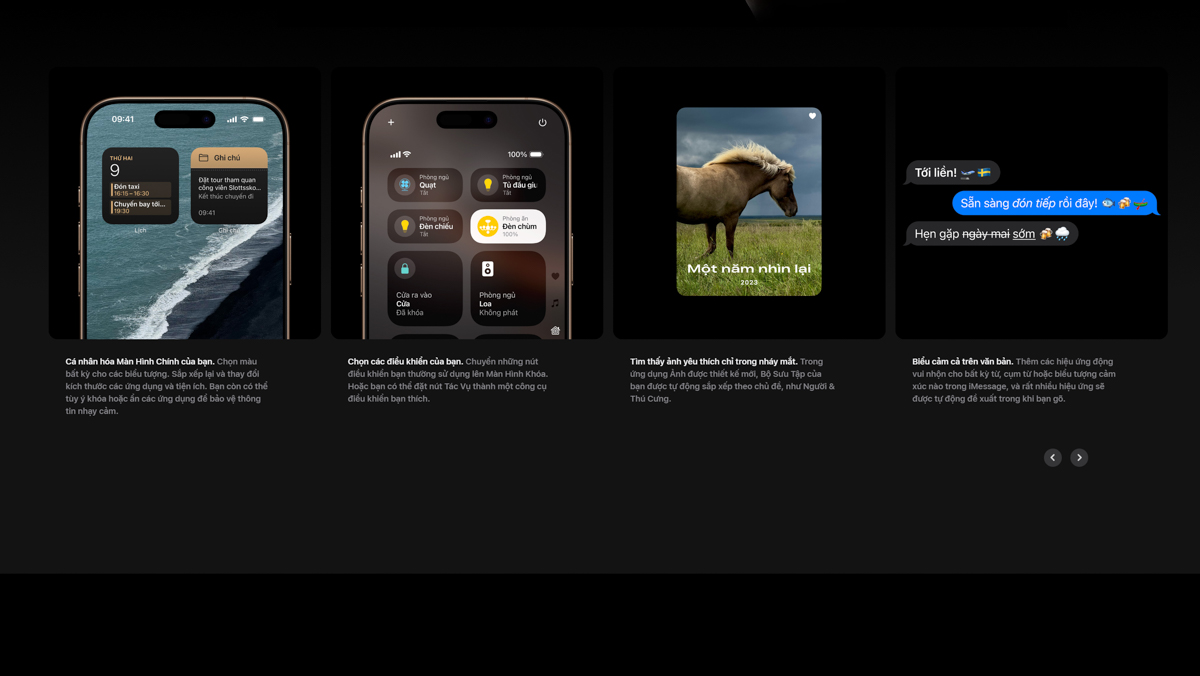 Những tính năng Apple Intelligence Những tính năng Apple Intelligence
