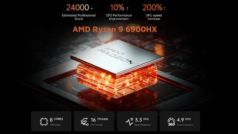 Đánh Giá Chip AMD Ryzen 9 6900HX: Hiệu Năng Cao, Tiết Kiệm Điện, Đối Thủ Đáng Gờm 3 ryzen 9 6900hx cpu ryzen dong 6000 co the ha intel 04 800x450 1