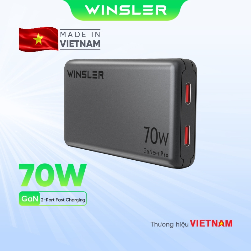 Winsler 70W Ultra Slim: Củ sạc siêu mỏng công suất cao do Việt Nam sáng tạo 2 vn 11134207 7ras8 m32cmpsd40kwcb 1