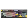 Bàn phím cơ G-Net GK318 – Fullsize 104 phím – Switch quang học – LED Rainbow – Keycap PBT Double Shot – Kết nối USB – Chống nước – Giá rẻ cho game thủ và văn phòng 2 ban phim co gnet gk318